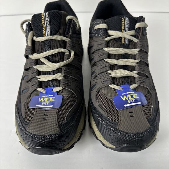 Skechers After Burn M. Fit Men's 8.5 Brown Taupe Extra Wide Fit 50125EWW/BRTP - Picture 3 of 11